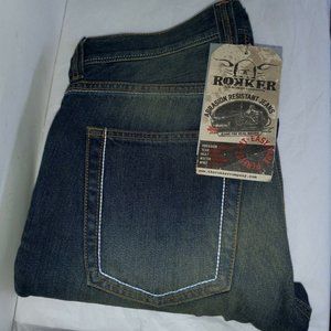 ROKKER MENS Size  30x28 MOTORCYCLE DENIM PADDED display  JEANS